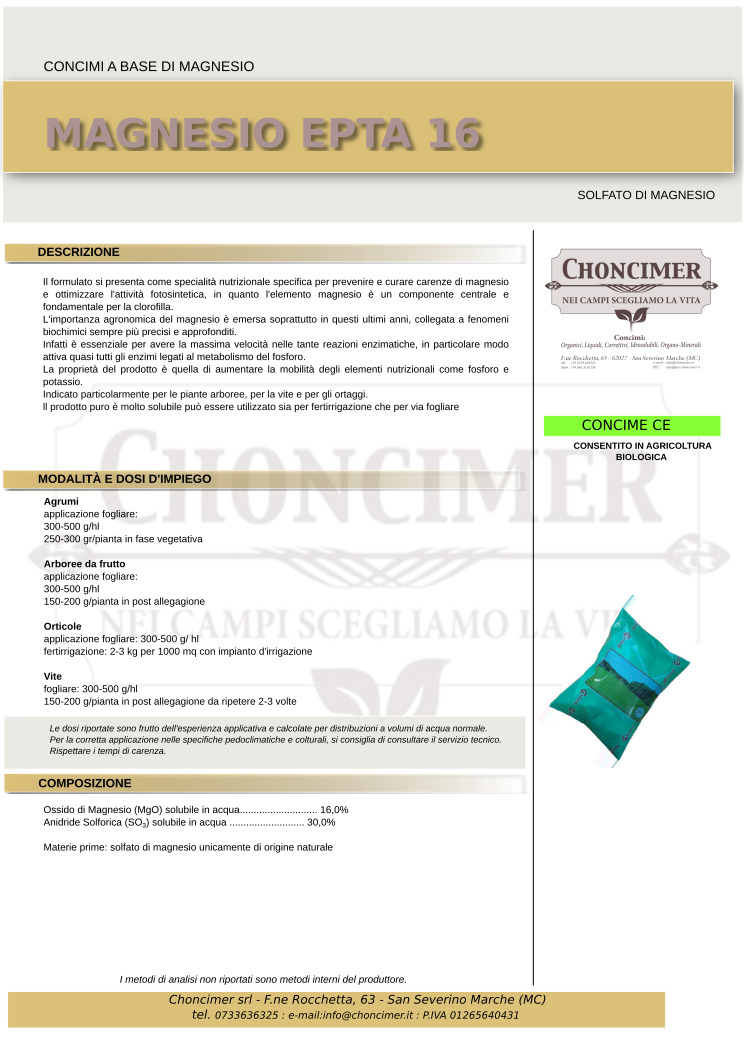 MAGNESIO EPTA 16